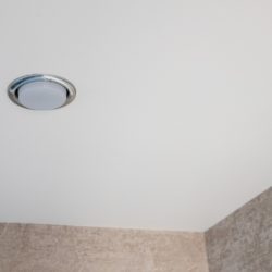 Soffit in a white ceiling