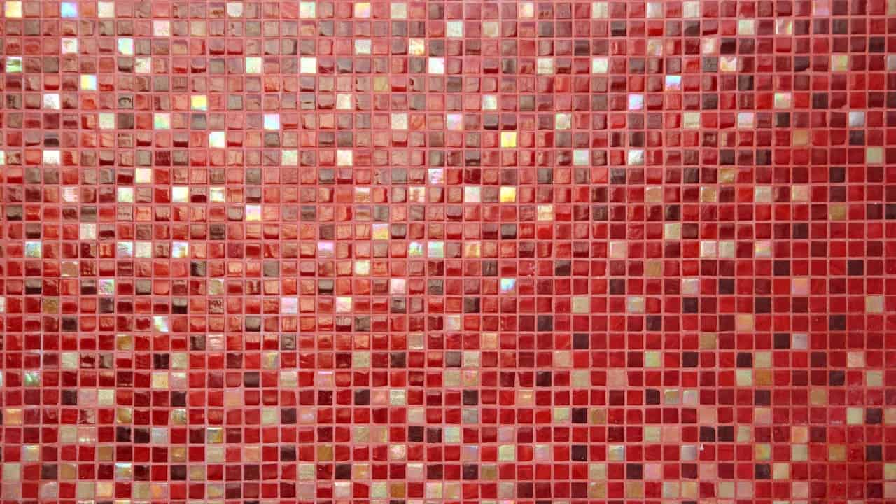 Glass shower tiles
